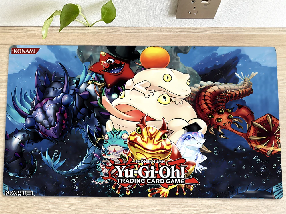 YuGiOh Playmat Toadally Awesome Frog TCG CCG Mat Trading Card Game Mat Table Desk Mouse Pad Gaming Play Mat Mousepad