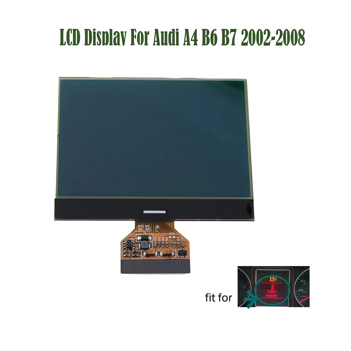 28185BH30C LCD Full Display Screen For Audi A4 B6 B7 2002-2008 Dashboard Instrument Cluster Replacement