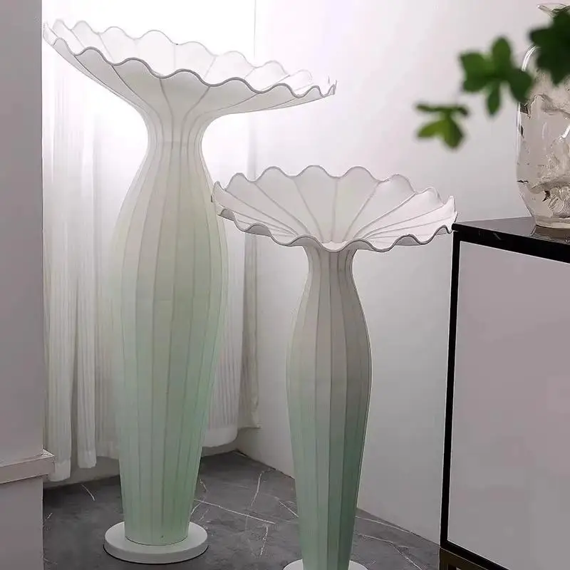 

Creative Morning Glory Floor Lamp New Internet Celebrity Living Room Bedroom Study Decoration LED Silk Floor Lamp