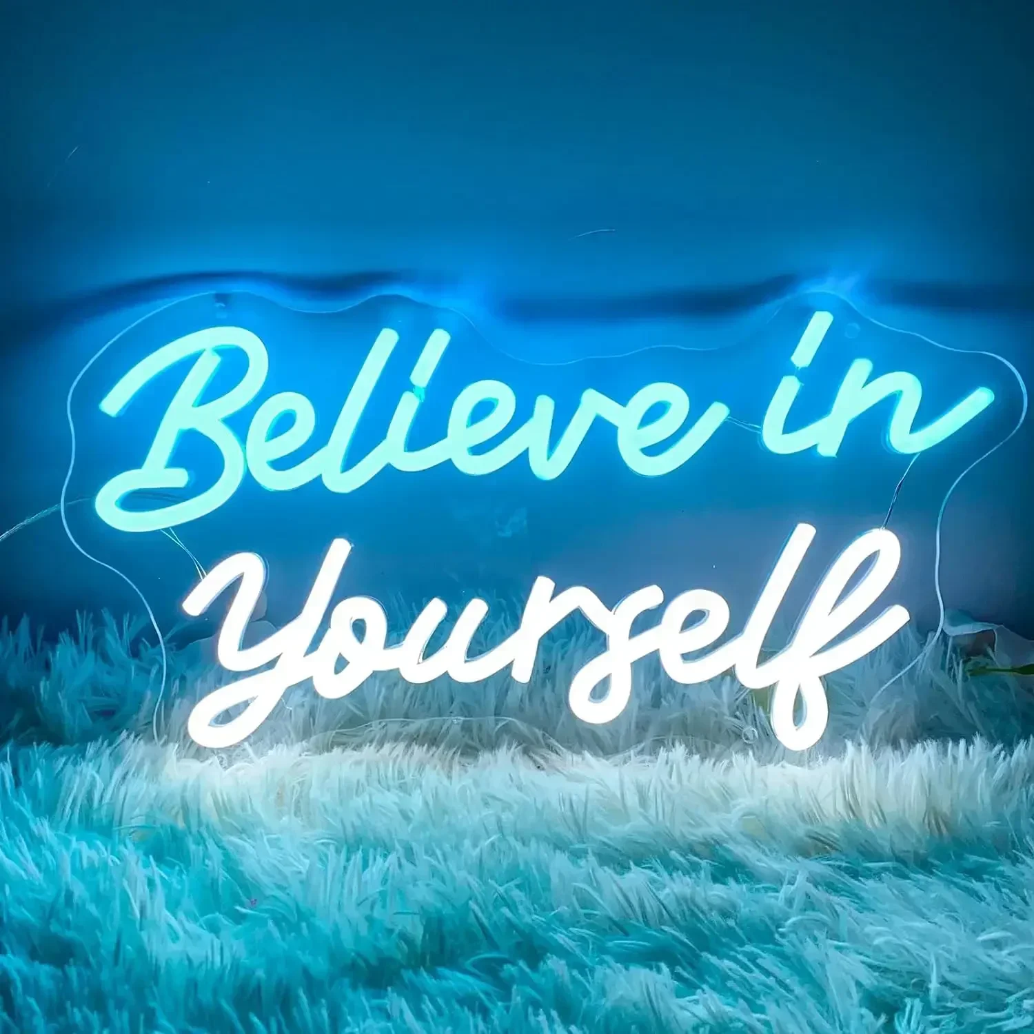 Believe In Yourself Neon Signs For Wedding LED Neon Light Sign For Wall Decor USB Power Room Wall Living Room Decor Home Decor