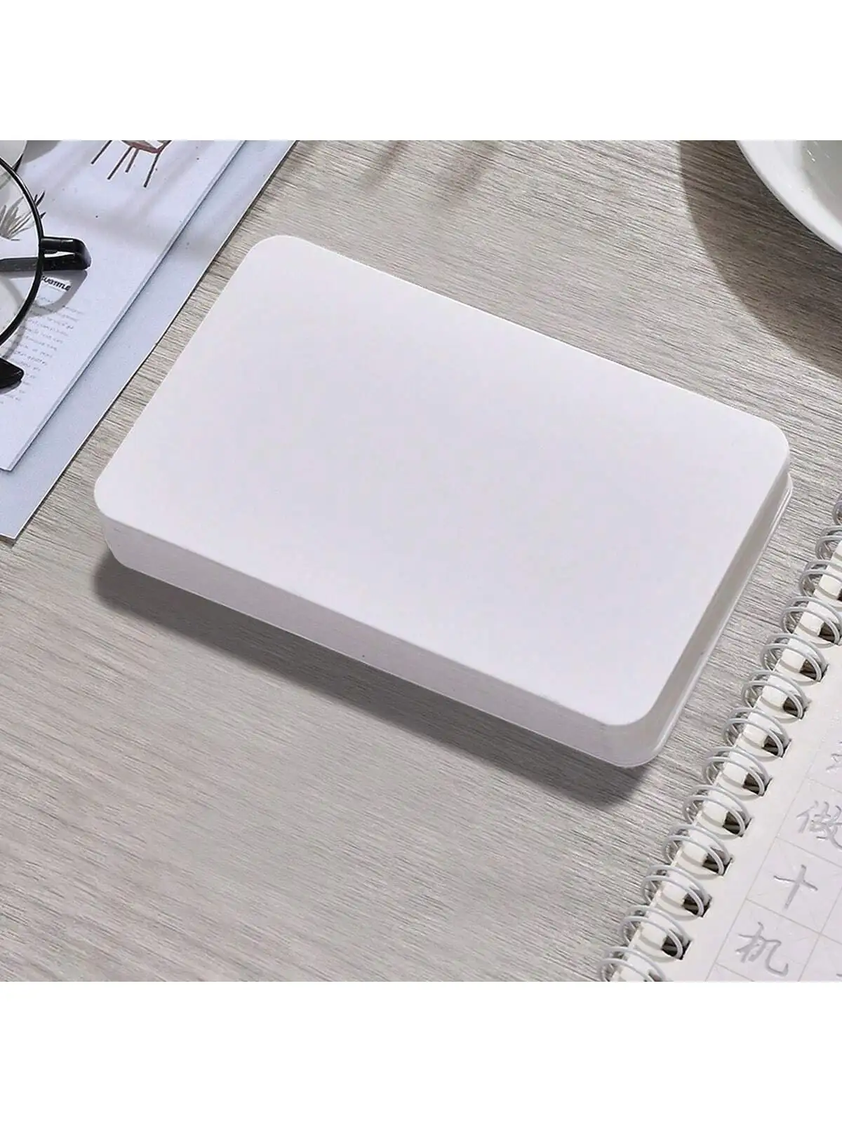 50/100pcs Blank White Cardstock Small Cards-Word Card/Bookmark/Message Pad/Literacy Card/Postcard-DIY Minimalist Cards