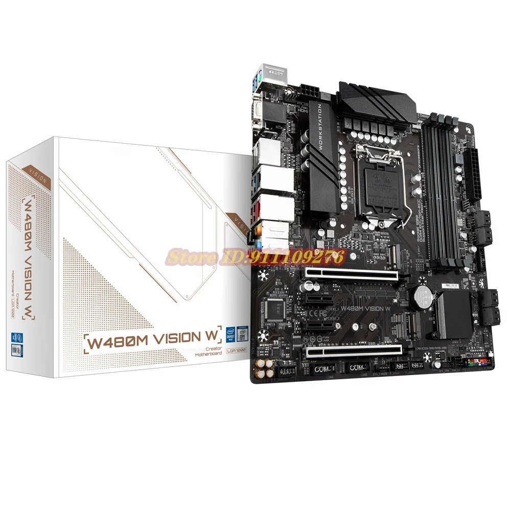 W480M VISION W for GIGABYTE Motherboard LGA1200 Xeon W Series/ 10th Generation Core