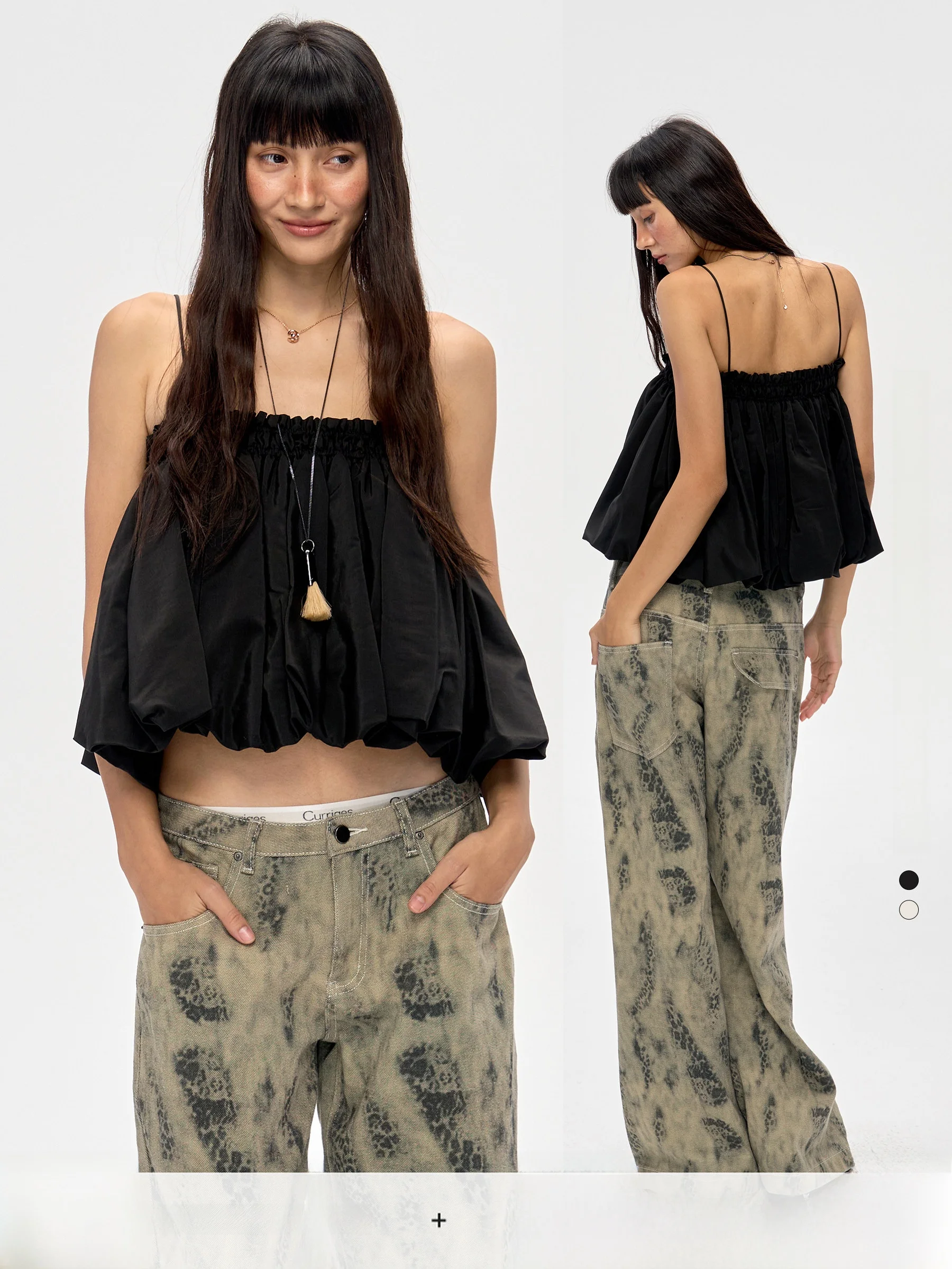 

Sexy Svel Crop Top Women's Vest Curriges Summer New Retro Hot Girl Design Loose Strapl Bandage Vest Fem Top