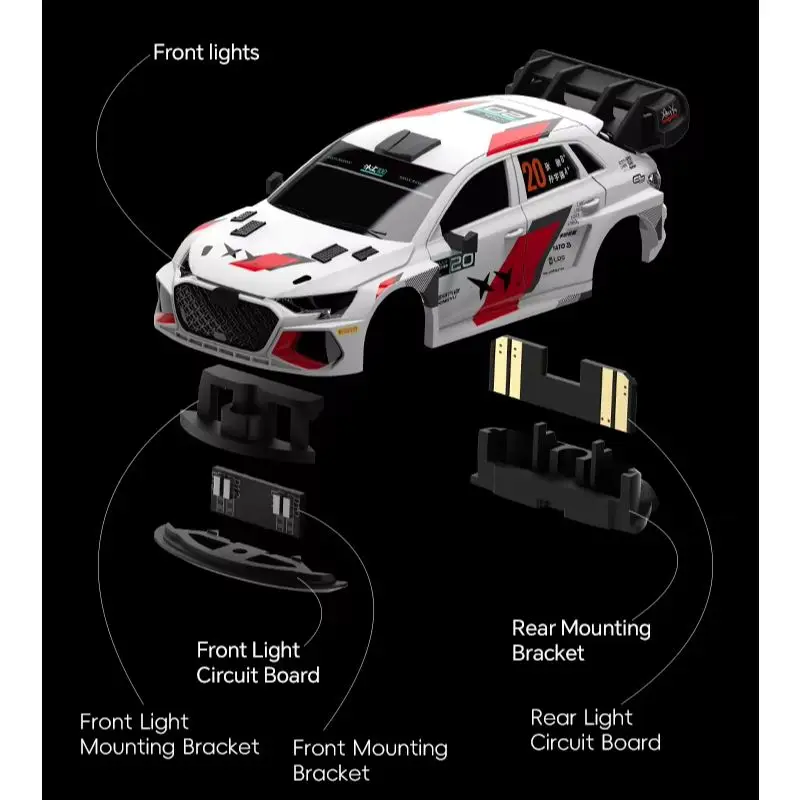 Coche RC Turbo Racing C78 1/76 Team Pegasus Edición Limitada para Drift