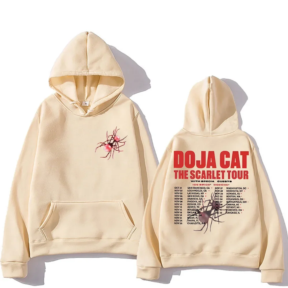 Sudaderas Graphic Printing Hoodie Doja Cat Comfortable Hip Hop Sweatshirts Long-sleeved Punk Clothing Ropa Hombre Punk Pullovers