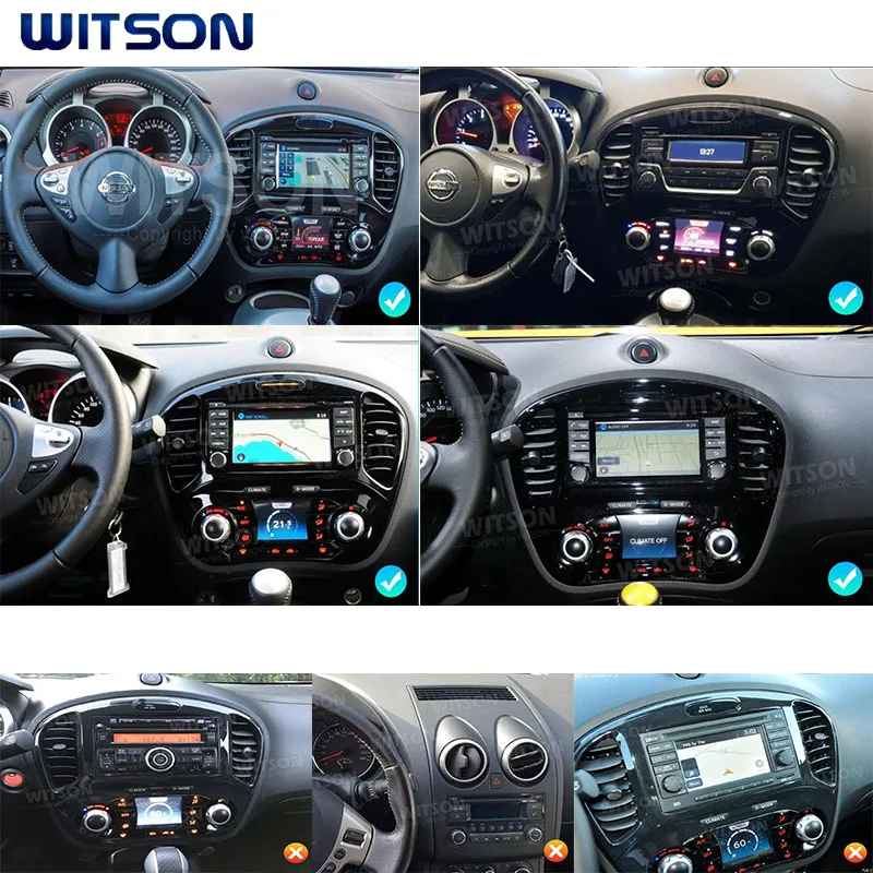 

7-дюймовая автомобильная магнитола для NAVARA NP300 2016-2018, JUKE (Low) 2010-2018, Qashqai (Low) 2013, JUKE (High) 2010-2018, Nissan Note 2012-2021.