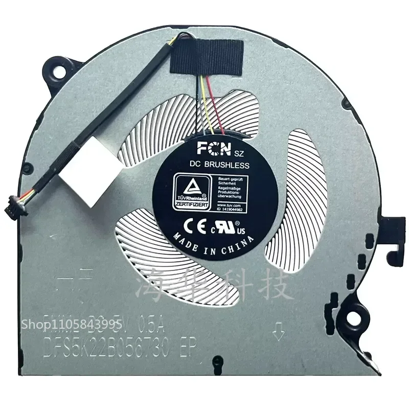 New Cooling Fan for Honor MateBook D RLEF-16 D16 RLEFG-16 HVY-WAP9-W76 Laptop CPU Cooler Replacement Part