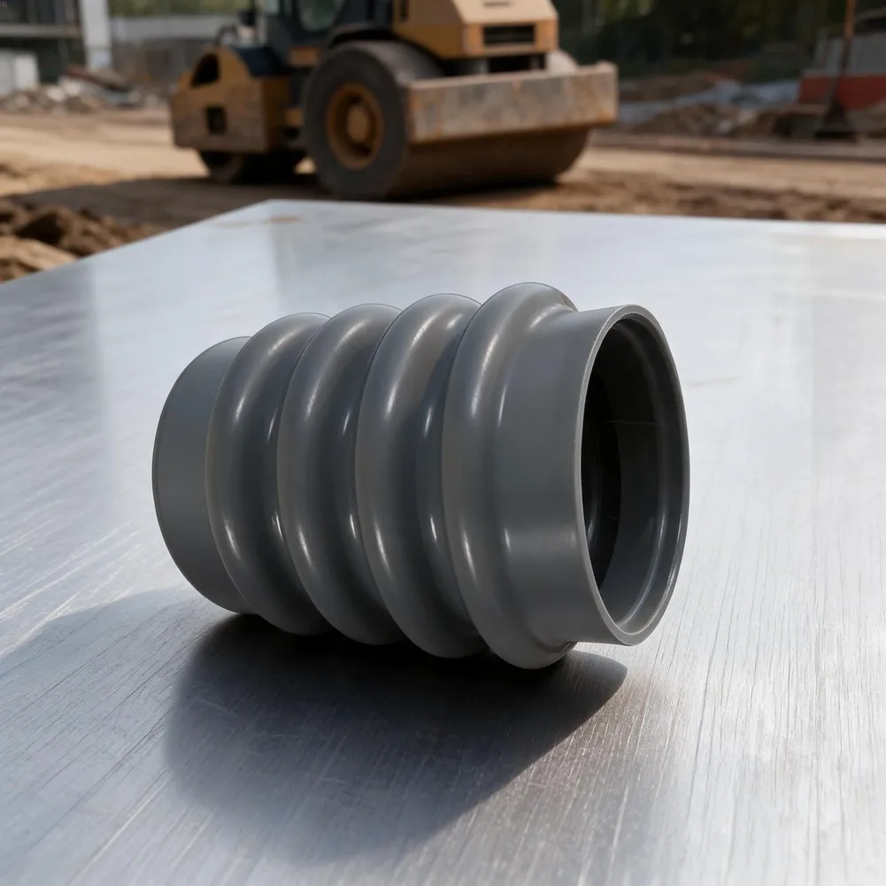 Wave Tube Bellow for For Wacker For BS500 BS50-2 BS50-4 Compaction Equipment PU Construction Height 210 mm Grey