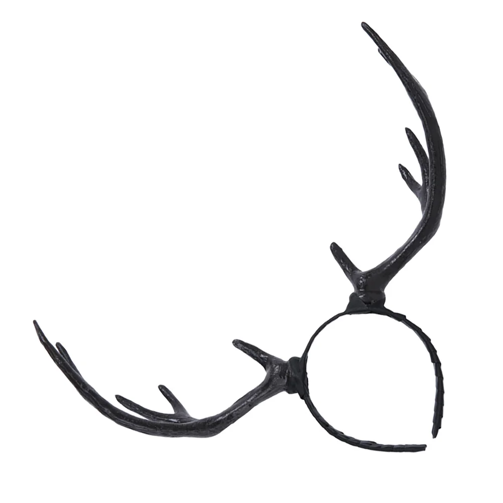 Simulation Antler Headband Christmas Hair Hoop Elk Horn Headdress Accessories Headbands Headwear Cake