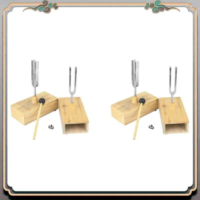 diapason-de-a46m-4-uds-con-caja-resonadora-de-madera-instrumento-experimental-de-virabracion-de-440hz-con-aldaba-de-diapason-de-2-uds