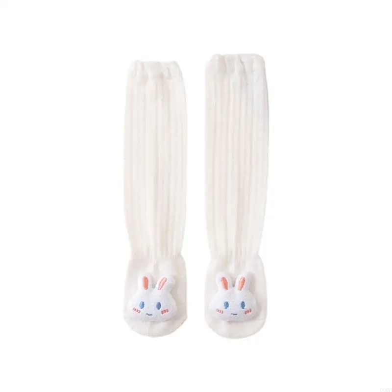 

CORB 1 Pair Stylish Baby Over Knee Design Kids Long Socks Combed Cotton Stockings For Outdoor Play Casual Outfits