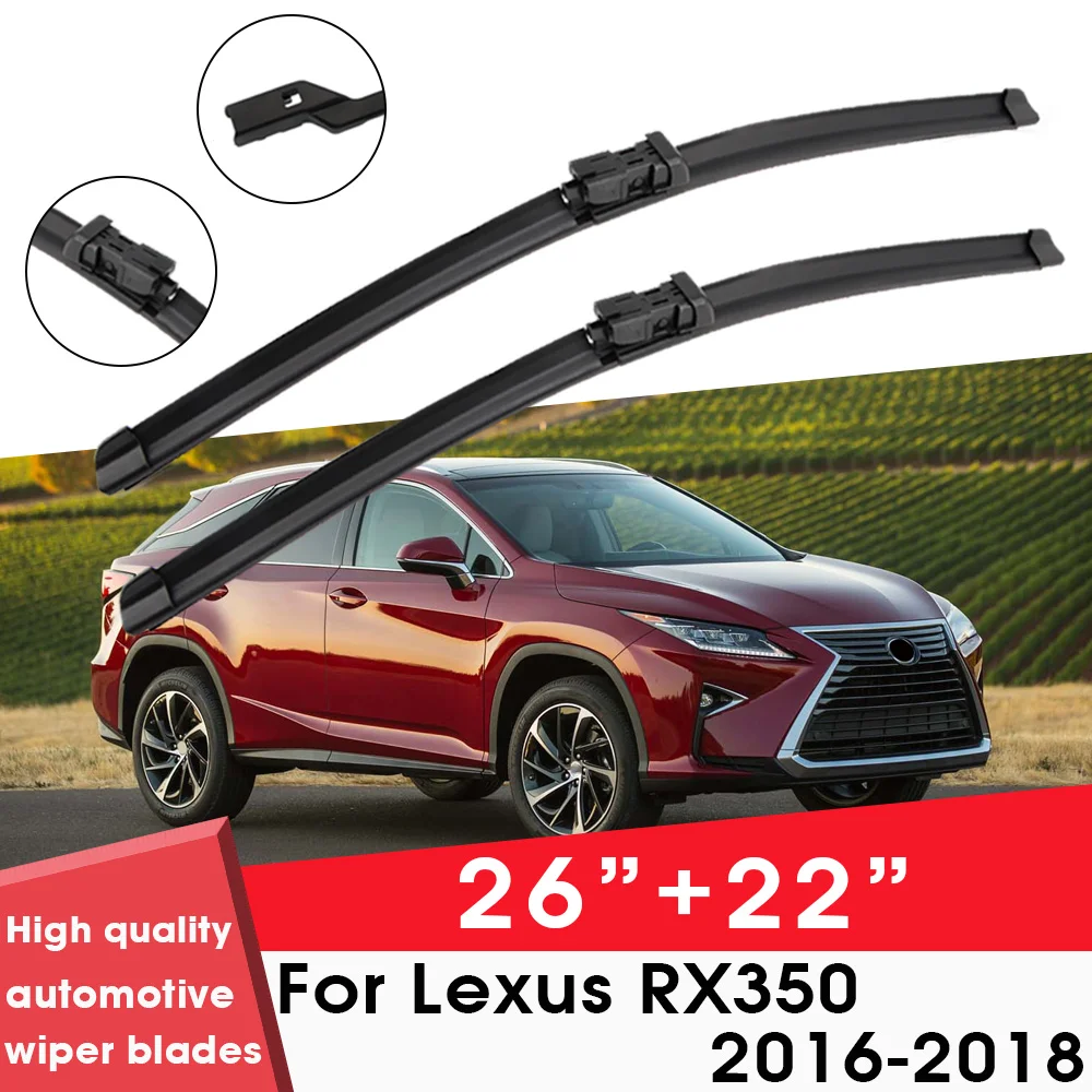 

BEMOST Car Wiper Blades Front Window Windshield Rubber Refill Wiper For Lexus RX350 2016-2018 26"+22" Car Accessories