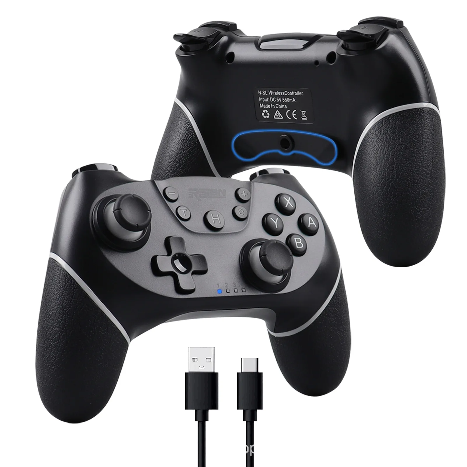 

Wireless Bluetooth Game Controller for Switch Lite OLED PC Steam Motion Control Dual Vibration Gamepad Compatible with NS Consol