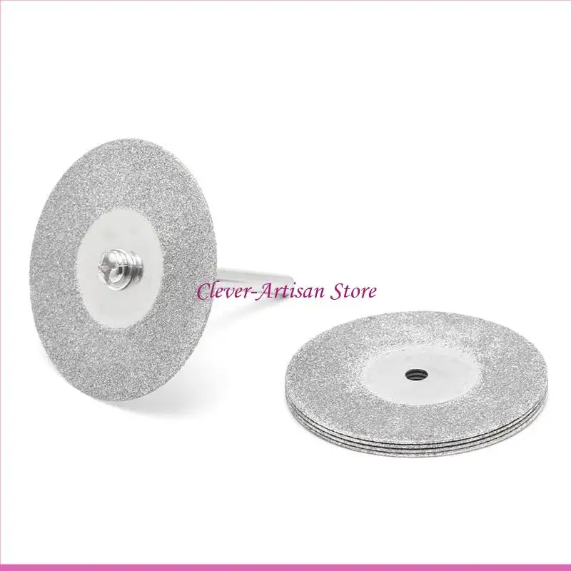 E06B 5pcs 16/18/20/25/30/35/40/50mm Diamonte Cutting Discs & Drill Bit Shank