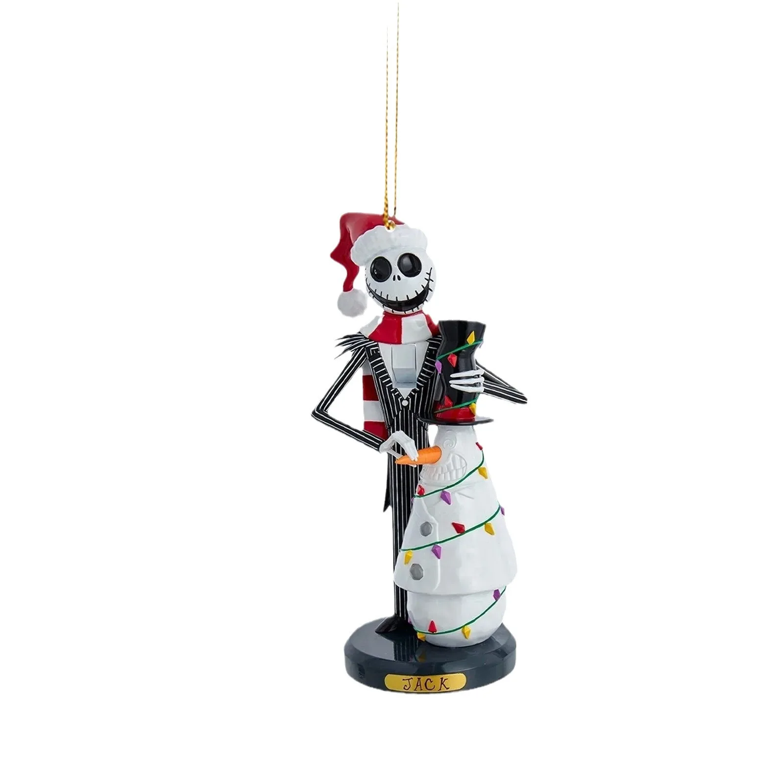 Nieuwe Disney Nachtmerrie Voor Kerst Leuke Anime Figuur Model Hanger Cartoon Jack Sally Tree Ornamenten Halloween Trinket Geschenk