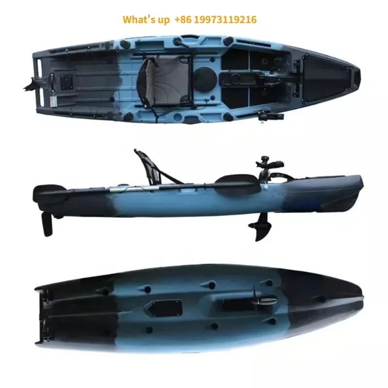 

2026 Good Quality Customization Hard Adults Single Sit on Top Boat Pedal Kayaks for Fishing Water-skiing