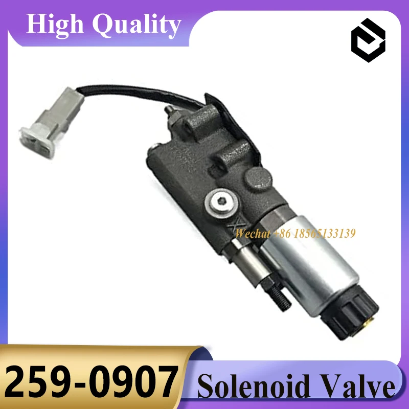 

Экскаватор 259-0907 2590907 Электромагнитный клапан поршневого насоса вентилятора для экскаватора Caterpillar CAT E330D E336D E345C