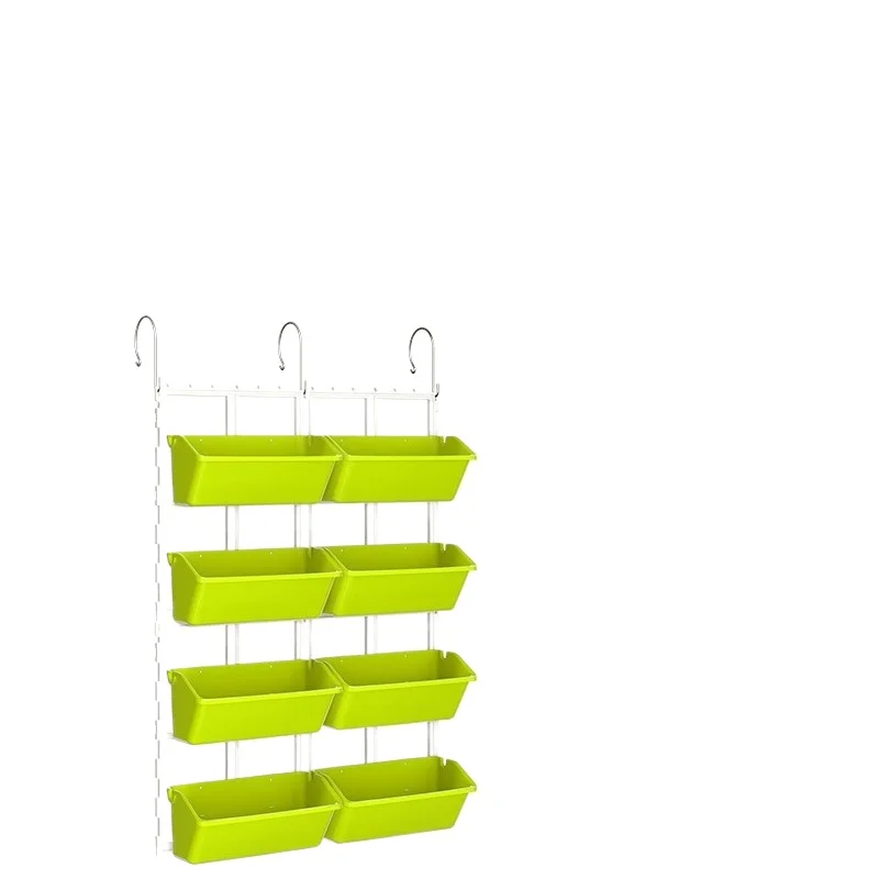 For Succulent Flower Pot Balcony Vegetable Planting Special Box Household Planting Pot Hanger Set