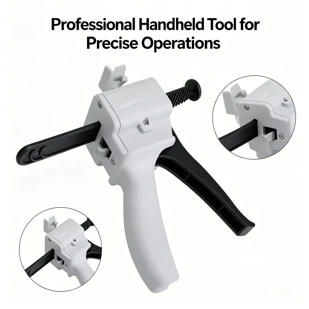 

Lightweight Plastic Manual Glue Gun Hand Squeeze Dispenser For Electronic Repair Silver Paste Epoxy Resin Adhesive Application