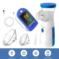 Portable Nebulizer Humidifier Medical Silent Mesh Nebulizer Handheld Asthma Inhaler Atomizer Children Health Care Oximeter Mini