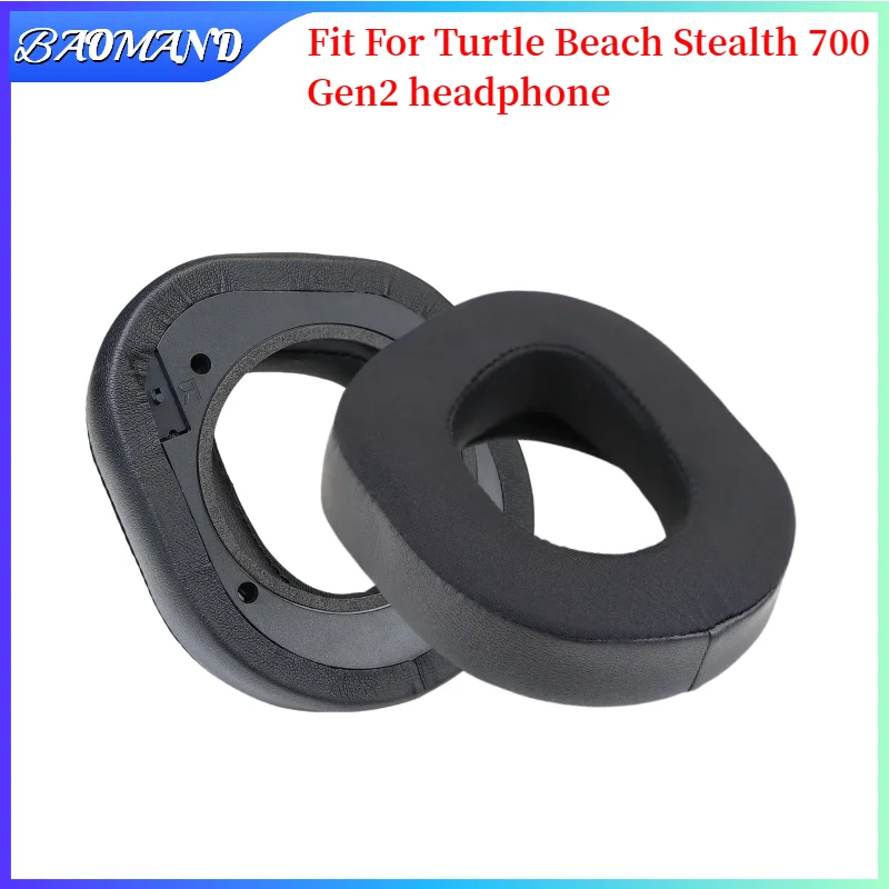 

BAOMAND For Turtle Beach Stealth 700 Gen2 Headset Headphones Leather Sleeve Earphone Earmuff Replacement Earpads