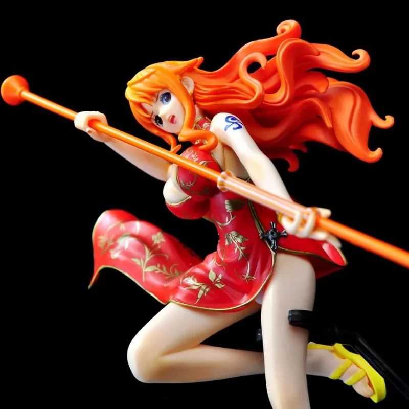 

ONE PIECE Banpresto Nami cheongsam Bandai Anime Figure Toy Gift Original Product