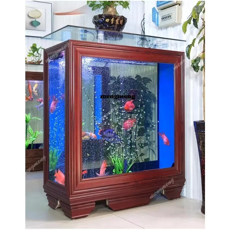 

Rectangle one-piece screen bottom cabinet ecological fish tank aquarium medium-sized large bottom filter