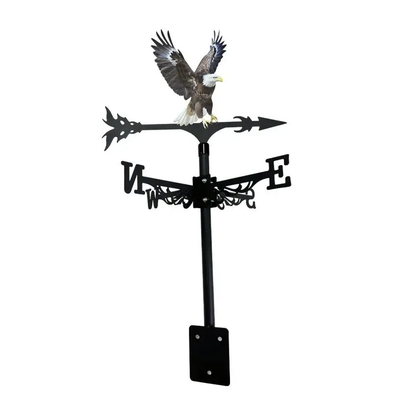 

Декоративный винтажный вращающийся ветроуказатель «Орёл» из металла для сада, террасы, крыльца, газона, фермы