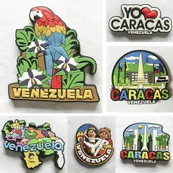 Venezuela PVC Soft Adhesive Refrigerator Sticker Soft Magnetic Cartoon Magnetic American Venezuelan Magnetic Stickers