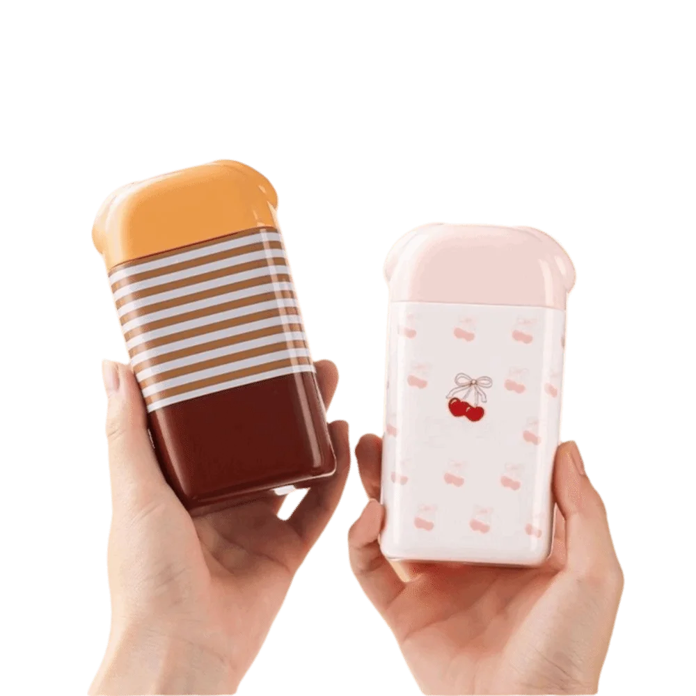 2-IN-1 Travel Toothbrush Set Portable Foldable Toothpaste Tube Storage Box Mini Soft Bristled Folding Toothbrush Dispenser
