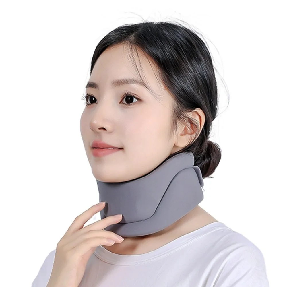 Stabilizes Vertebrae 360° Cervical Collar Protecting Adjustable Fixing Neck Brace Reducing Head Load Washable Neck Collar
