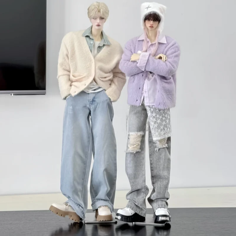 

Doll Clothes For 75cm Doll Black White Purple Apricot Coat Dolls Clothing Accessories(Only Coat No Doll)