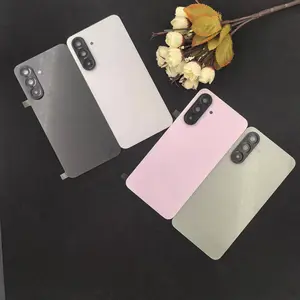 Bilashmart TOP A56 Glass Battery Cover Samsung Galaxy A56 6.7'' Back Door Lid Rear Housing Case Shell With Camera Lens Adhesive