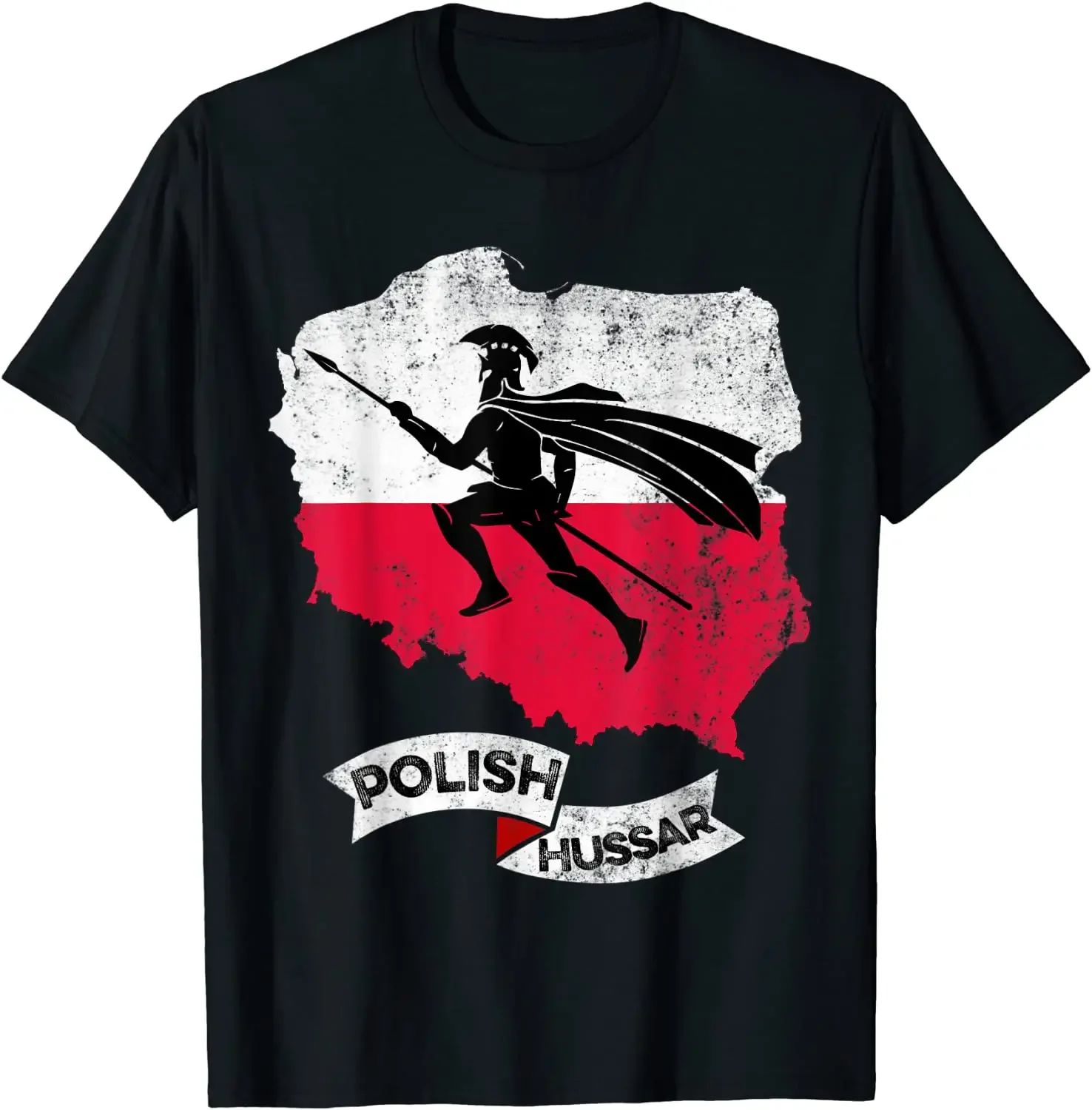 Retro Poland’s Winged Knights Polish Hussar T-Shirt 100% Cotton O-Neck Summer Short Sleeve Casual Mens T-shirt Size S-3XL