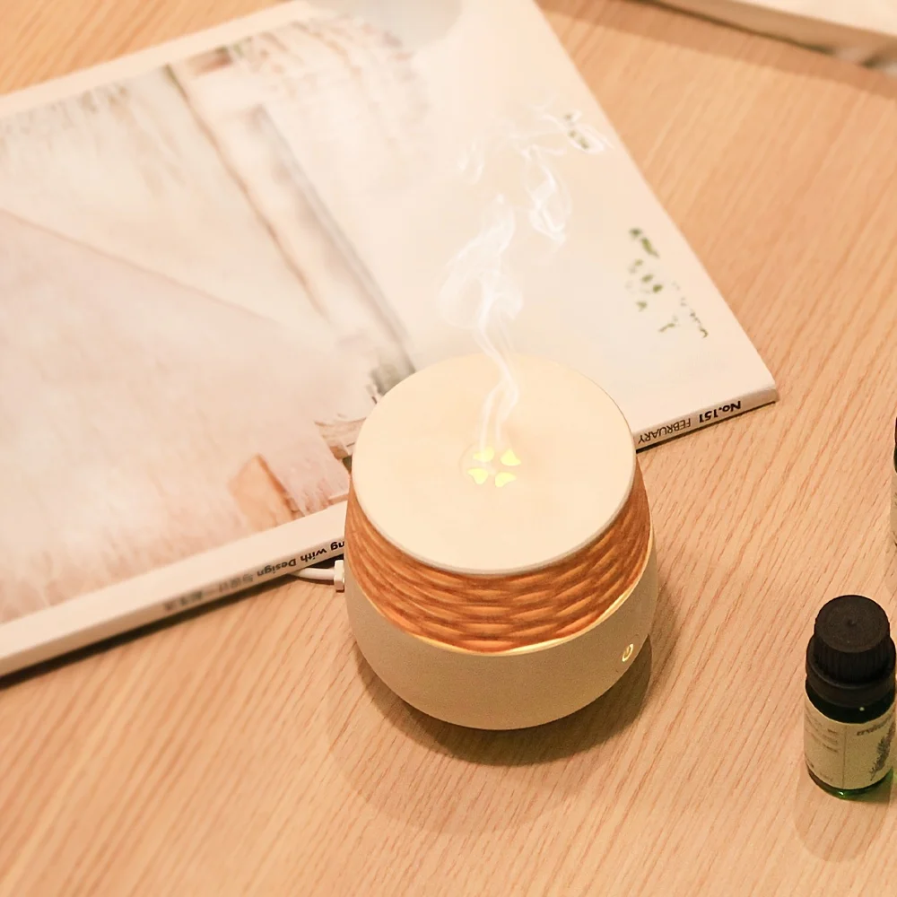 1 ชิ้นแบบพกพา Cool Mist Humidifier, 1.01 ออนซ์ Cool Air Humidifier, ไฟ LED, Anion Ultrasonic Wave, Desktop Humidifier, ห้องสํานักงาน