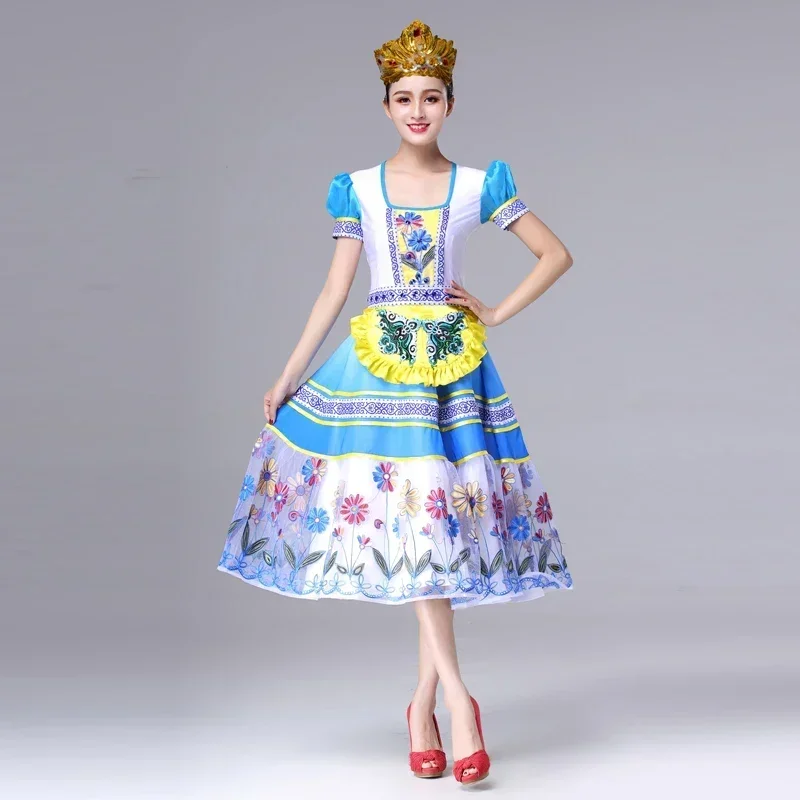 

Russian Ethnic European Court Costume Princess Maid Costume Headless