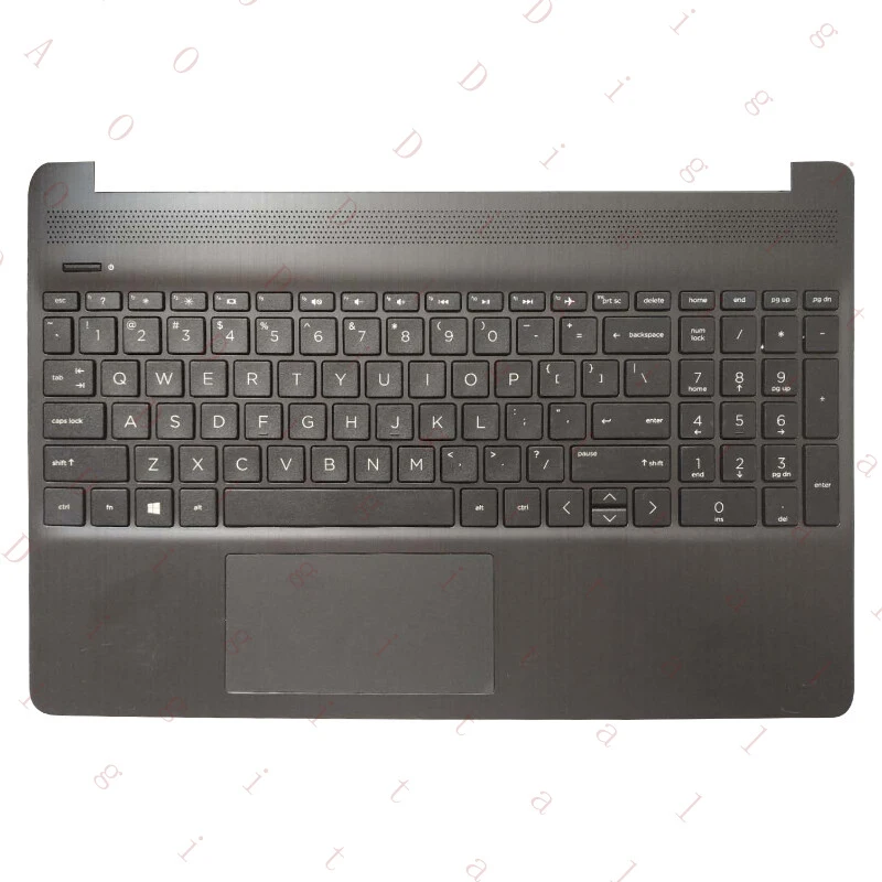 W For HP TPN-Q222 Palmrest Keyboard With Touchpad C Shell