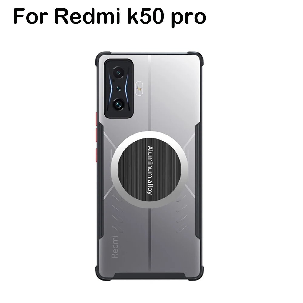 

Graphene Airbag anti-fall Protective Phone Cases For Redmi k50 Pro Case Heat Dissipation Cover For Redmi k50 Pro Case