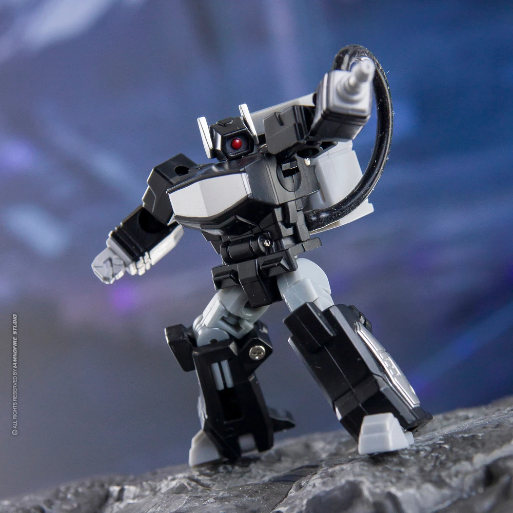 Nova transformação dr. wu dwe39 dwe38b preto shockwave pequena escala figura de ação modelo estátua coleção brinquedo festival presentes