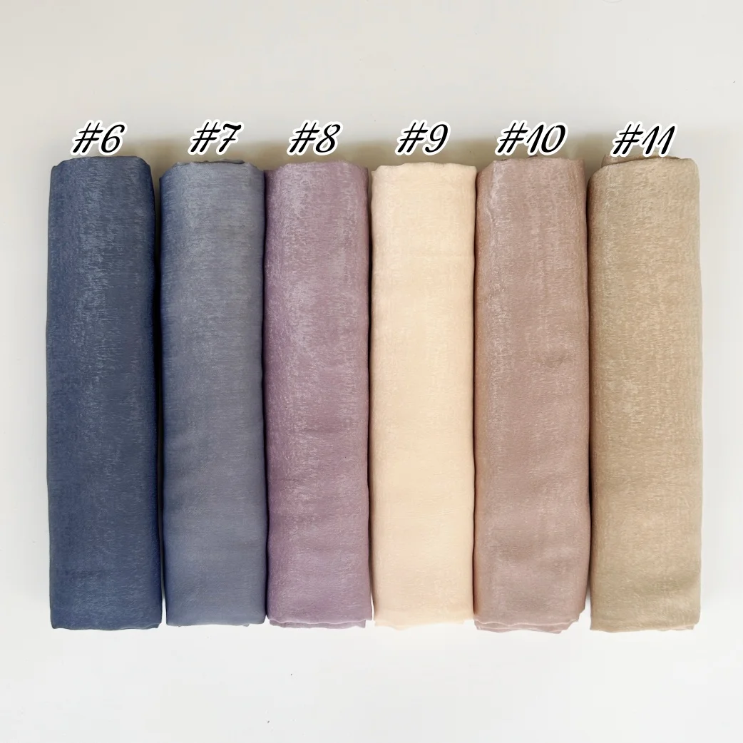 16 Farben Damen Samt Winterschal Medina Seidenähnlicher Hijab Zweiseitiger Schal Luxus Markendesigner Bufandas – Detail 2