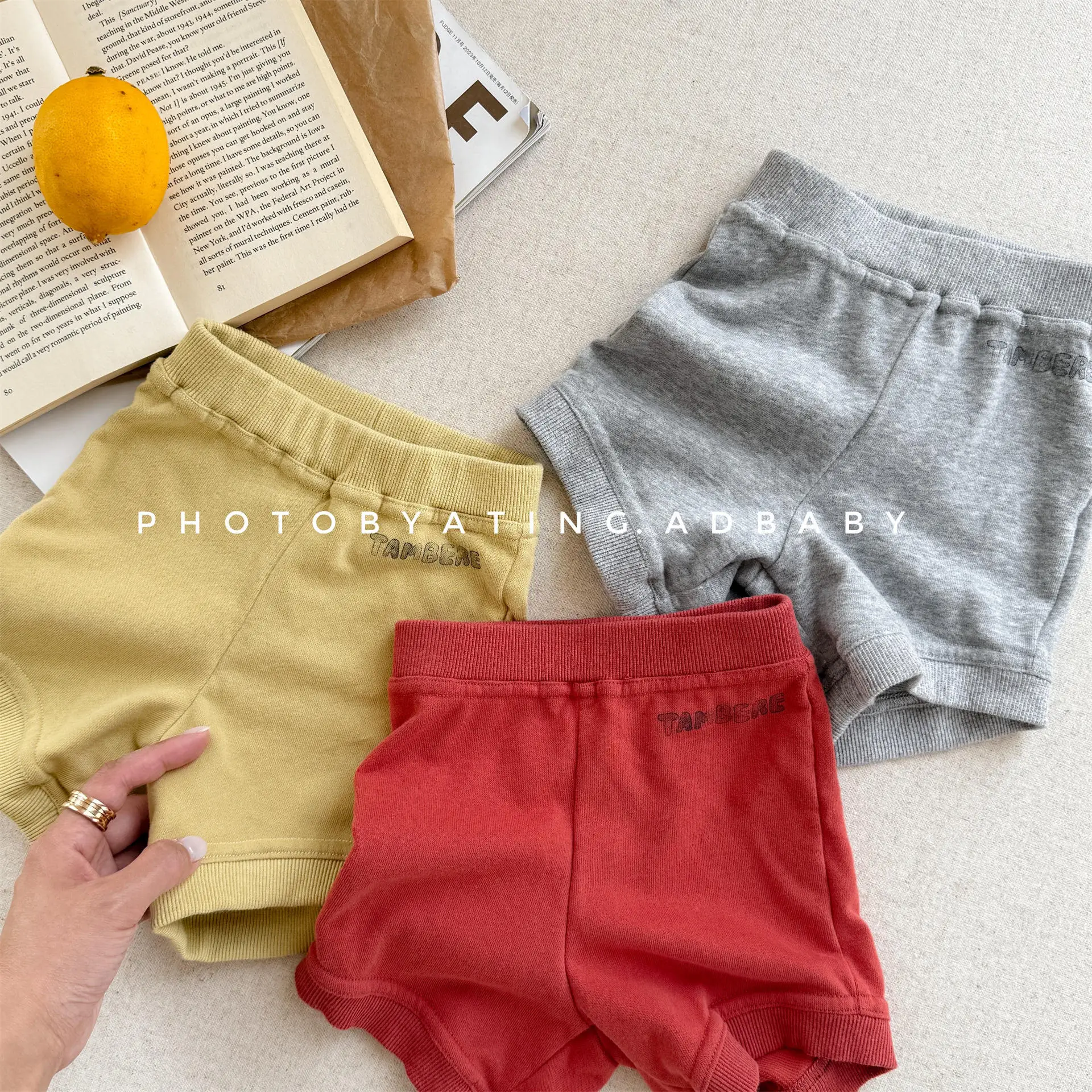 2026 Summer New Children Sports Shorts Boys Girls High-waisted Shorts Cotton Children Casual Shorts Toddler Clothes