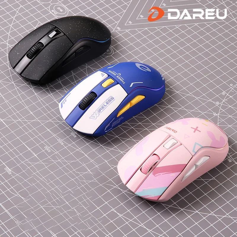 Imagem -02 - Dareu-mouse para Jogos sem Fio A950 Pro Rgb Bluetooth Portátil Tri-mode Paw3395 4k para Computador Teclado pc Escritório Presente