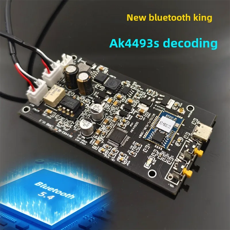 Bluetooth 5.4 AK4493 ES9038 decoding module, analog input hardware decoder APTX HD LDAC