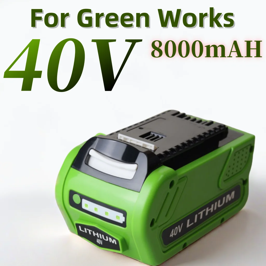 

for replacing the G-MAX series lithium-ion battery for greenworks 40v 8000mAH lawn mower batteries