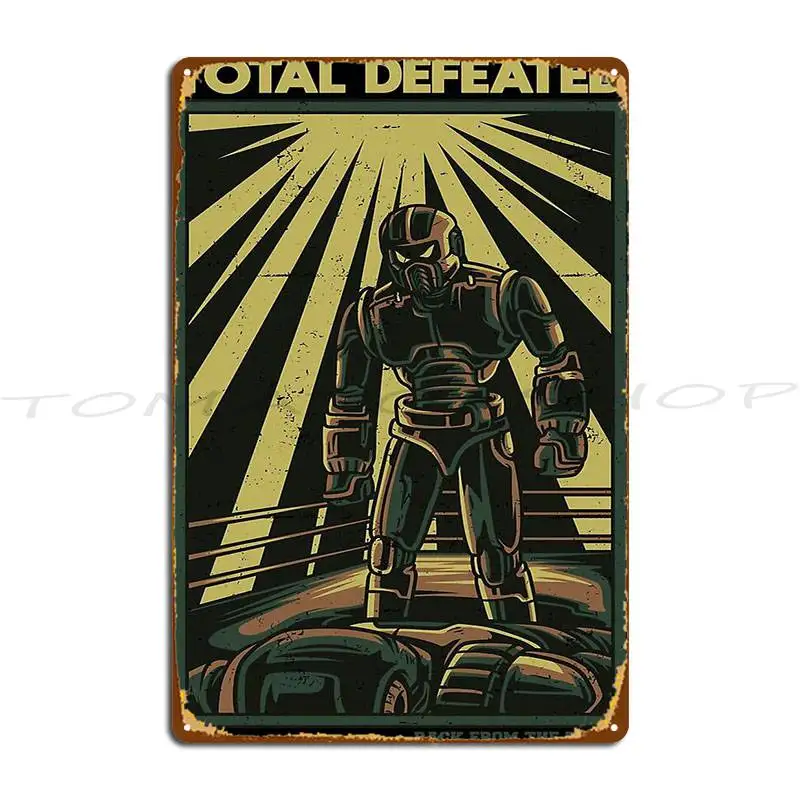 Atom Real Steel Metal Plaque Poster Design Pub  Club Bar Party Plates Designs  Tin Sign Poster