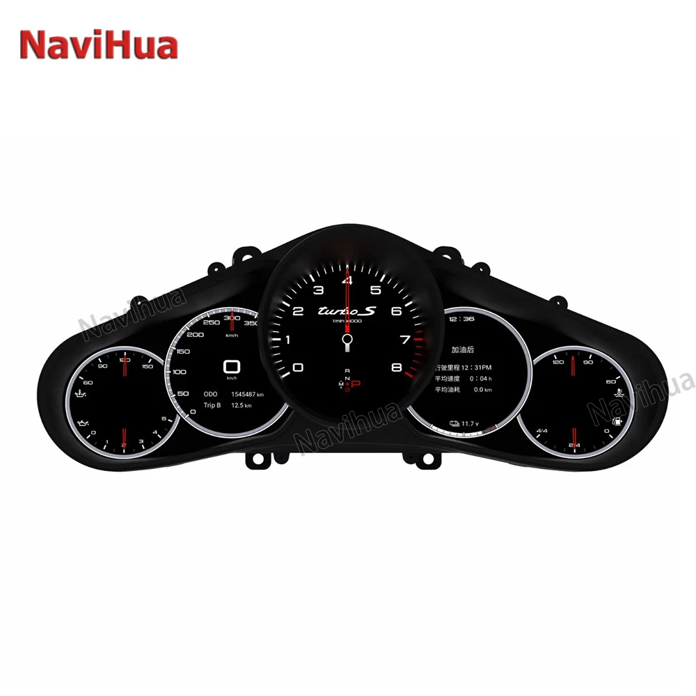 NaviHua 12.3 Inch Auto Meter voor Porsche Panamera 2010-2016 Auto Digitale Cluster Instrument LCD Dashboard Cockpit Snelheidsmeter Nieuwe