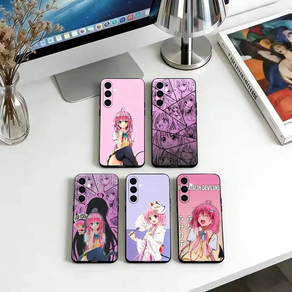 Anime To Love-Ru Lala Satalin  Phone Case For Samsung Galaxy A73,A72,A71,A70,A53,A52,A51,Others Soft Black Cover