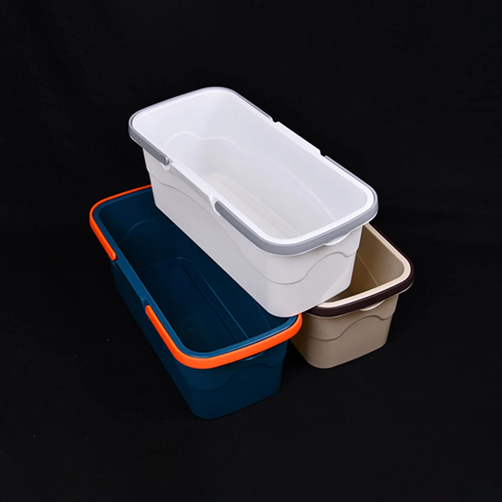 

Mop Bucket Handheld Plastic Cleaning Tool Large Capacity 43x17x18cm Blue PP Material Drain Hole Design For Home Bathroom Floor