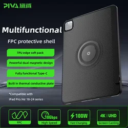 PIVA FPC tablet tail plug protective case adapter heat dissipation 2-in-1 gaming iPad Pro 24/22/21/20/18 Apple 11/13 inch TPU