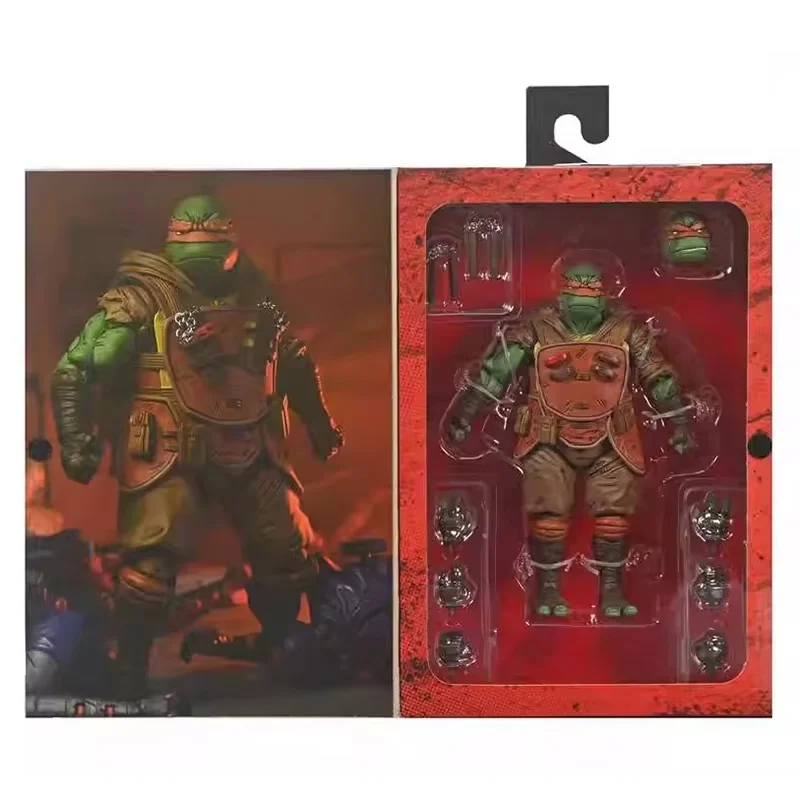 

Teenage Mutant Ninja Turtle Michelangel Action Figure NECA 54373 TMNT Last Ronin Figuras 7-Inch Model Ornaments Toys Original